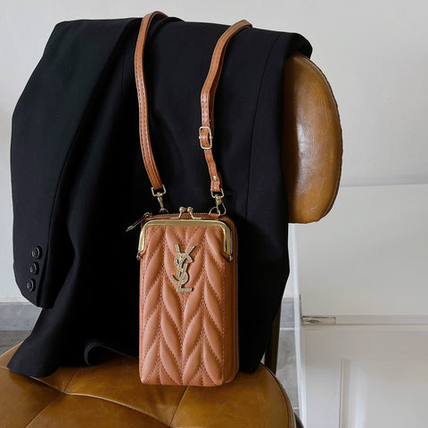 New Diamond Vertical Phone Case Bag