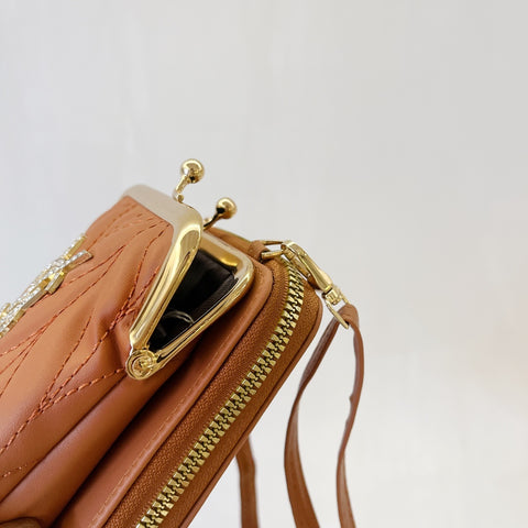 New Diamond Vertical Phone Case Bag