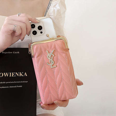New Diamond Vertical Phone Case Bag